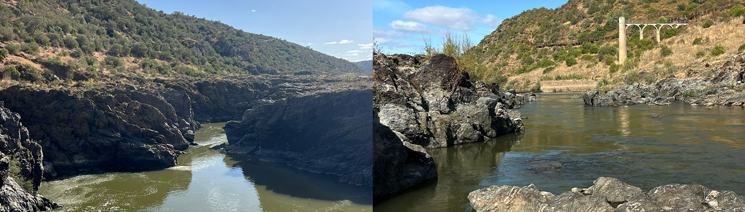 Tussen Serpa en Mertola ligt een waterval genaamd Pulo de Lobo 